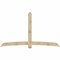 Ekena Millwork Bellingham Rough Sawn Timber Gable Bracket, Douglas Fir, 108"W x 63"H x 6"D x 6"F, 14/12 Pitch GBW108X63X0606BEL00RDF - alternate 1